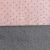 Peach Grey Dots + Plyš Strednesivý